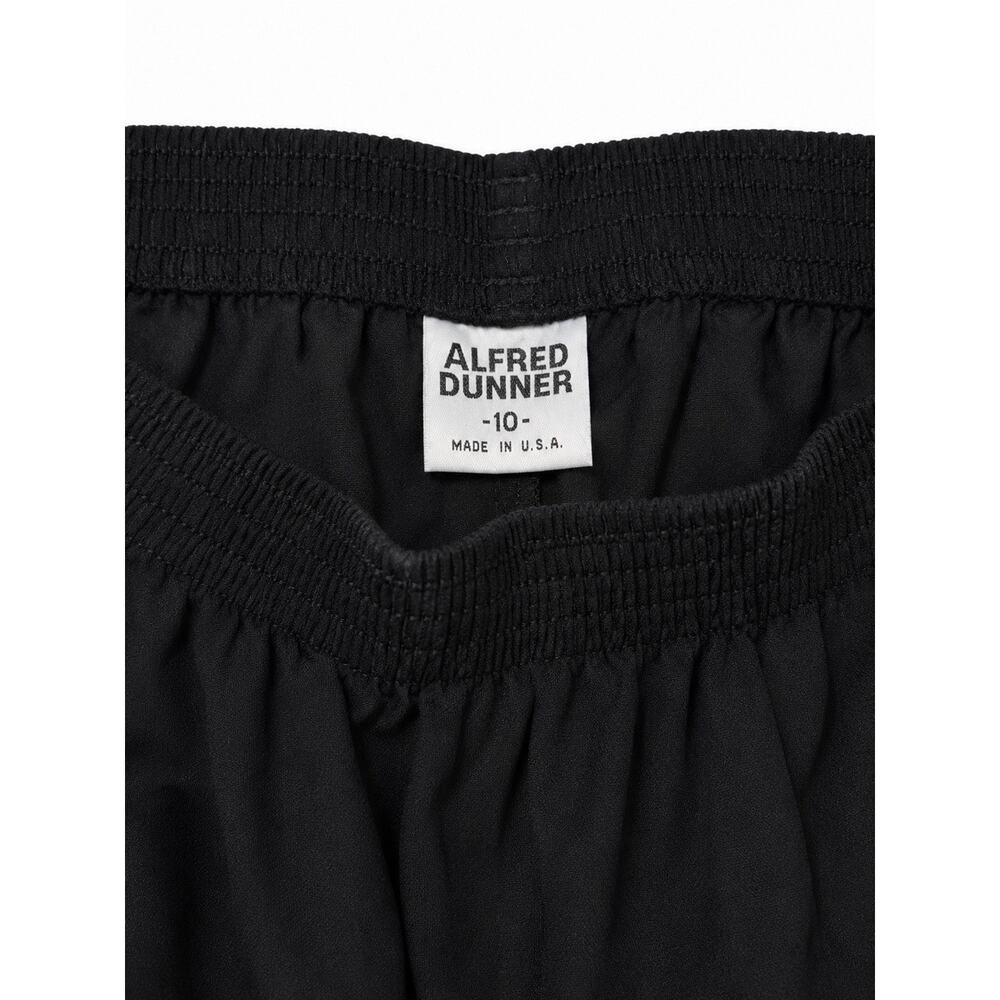 Alfred Dunner Women’s Size 10 Black Pull On Pants Elastic Waist Made in USA - Picture 2 of 6